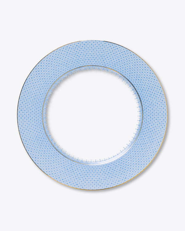 Lace Charger Plate | Cornflower Blue