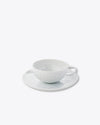 Ornament Flower Coffee Cup + Saucer | Rent