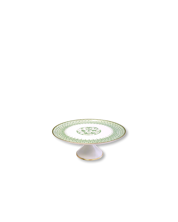 Lace Small Cake Stand | Green