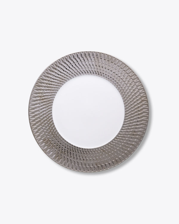 Twist Dinner Plate | Rent | Platinum